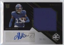 2023 Panini Limited Rookie Patch Autographs Jumbo Jalin Hyatt #157 card