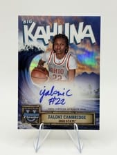 2024-25 Bowman University Chrome The Big Kahuna Autographs Jaloni Cambridge #BKA-JC card