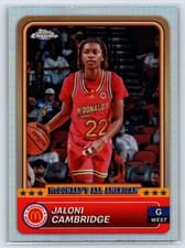 2024 Topps Chrome McDonald's All-American Base Set Jaloni Cambridge #14 card