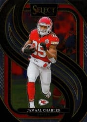 2024 Panini Select Base Set Jamaal Charles #166 card