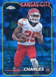 2024 Topps Chrome Sapphire Edition Base Set Jamaal Charles #95 card