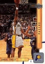 2001-02 Upper Deck Base Set Jamaal Tinsley #287 card