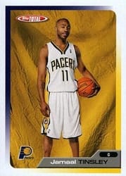 2005-06 Topps Total Base Set Jamaal Tinsley #278 card