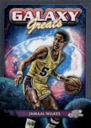2023-24 Topps Chrome Cosmic Galaxy Greats Jamaal Wilkes #GG-30 card