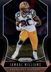 2019 Panini Prizm Base Set Jamaal Williams #121 card
