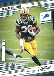 2021 Panini Prestige Base Set Jamaal Williams #52 card