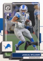 2022 Donruss Optic Base Set Jamaal Williams #65 card