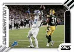 2023 Score Celebration Jamaal Williams #4 card