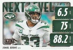 2020 Score Next Level Stats Jamal Adams #NLS-JA card