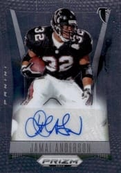 2024 Panini Prizm Deca Signatures Jamal Anderson #S-JAN card