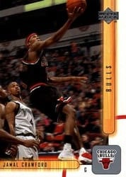 2001-02 Upper Deck Base Set Jamal Crawford #21 card