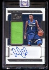 2021-22 Panini One and One Jersey Autographs Jamal Crawford #JA-JCF card