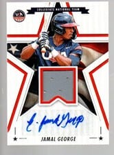 2025 Panini Stars & Stripes Signature Materials Jamal George #SSM-JG card