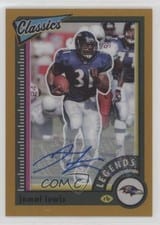 2022 Panini Classics Premium Edition Significant Signatures Jamal Lewis #148 card