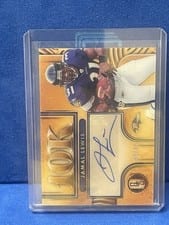 2022 Panini Gold Standard 10K Autographs Jamal Lewis #10K-JLE card