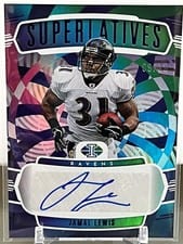 2022 Panini Illusions Superlatives Jamal Lewis #SS-JLE card