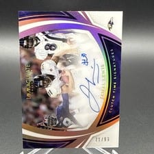 2025 Panini Immaculate Clutch Time Signatures Jamal Lewis #CTS-JLS card