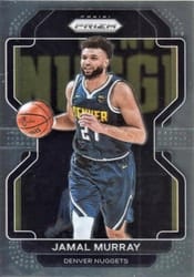 2021-22 Panini Prizm Base Set Jamal Murray #102 card