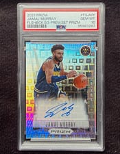 2021-22 Panini Prizm Flashback Signatures Jamal Murray #FS-JMY card