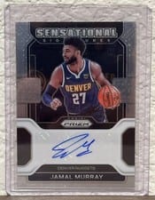 2021-22 Panini Prizm Sensational Signatures Jamal Murray #SS-JMY card