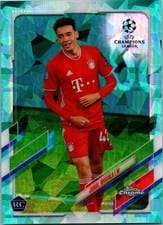 2020 Topps Chrome UEFA Champions League Sapphire Jamal Musiala #81 card