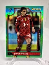 2021 Topps Merlin Chrome UEFA Jamal Musiala #130 card