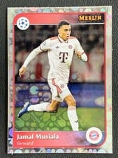 2024 Topps Merlin UEFA Jamal Musiala Vintage Refractor #42 card