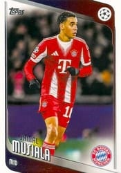 2025-26 Topps UEFA Club Competitions Base Set Jamal Musiala #130 card