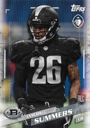 2019 Topps AAF Base Set Jamar Summers #116 card