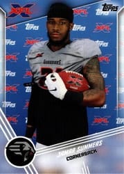 2020 Topps XFL Base Set Jamar Summers #13 card