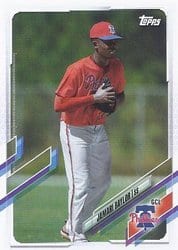 2021 Topps Pro Debut Base Set Jamari Baylor #PD-149 card