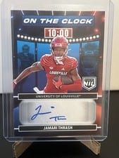 2024 Panini Prestige On the Clock Signatures Jamari Thrash #OTC-JTH card