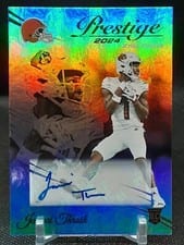 2024 Panini Prestige Xtra Points Signatures Premium Jamari Thrash #371 card