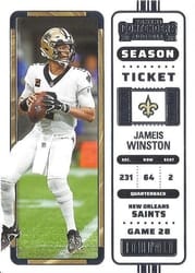 2022 Panini Contenders Base Set Jameis Winston #62 card