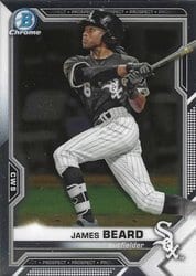 2021 Bowman Chrome Prospects James Beard #BCP-6 card