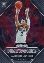2021 Panini Prizm Draft Picks Fireworks James Bouknight #10 card