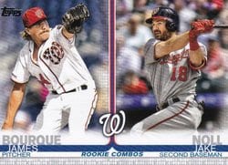 2019 Topps Update Base Set James Bourque / Jake Noll #US210 card