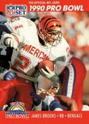 1990 Pro Set Base Set James Brooks #336 card