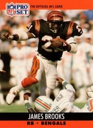 1990 Pro Set Base Set James Brooks #461 card
