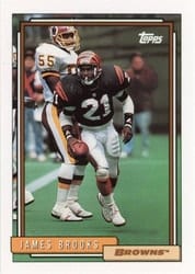 1992 Topps Base Set James Brooks #509 card