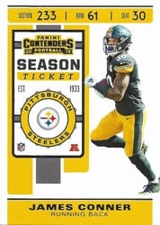 2019 Panini Contenders Base Set James Conner #23 card