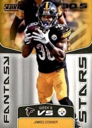 2019 Score Fantasy Stars James Conner #FS-18 card