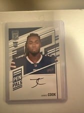 2022 Donruss Elite Pen Pals James Cook #PP-JC card