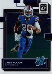 2022 Donruss Optic Base Set James Cook #215 card