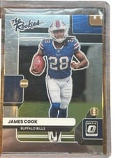 2022 Donruss Optic The Rookies Autographs James Cook #TR-20 card