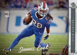 2022 Panini Chronicles Luminance Update Rookies James Cook #221 card