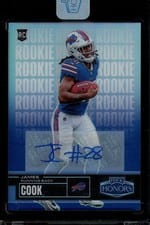 2022 Panini Honors Signatures James Cook #90 card