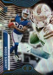 2022 Panini Illusions Base Set James Cook #11 card
