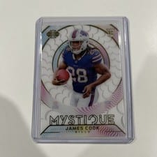 2022 Panini Illusions Mystique Autographs James Cook #M-19 card