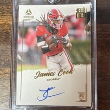 2022 Panini Luminance Year One Signatures James Cook #YSR-JCO card